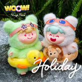 (B159)WOOW happy holiday Series plush blind box