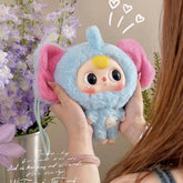 (B141)Babythree Big head baby zipper bag stuffed toys blind box