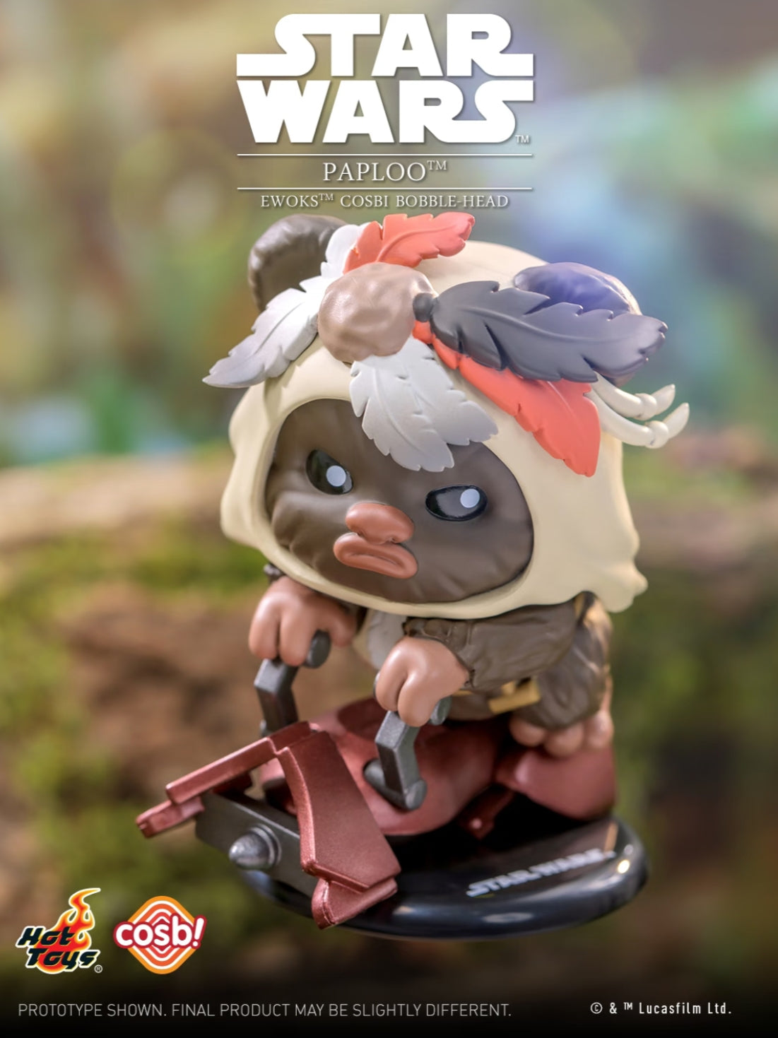 STAR WARS EWOKS COSBI BOBBLE-HEAD COLLEATION-preorder