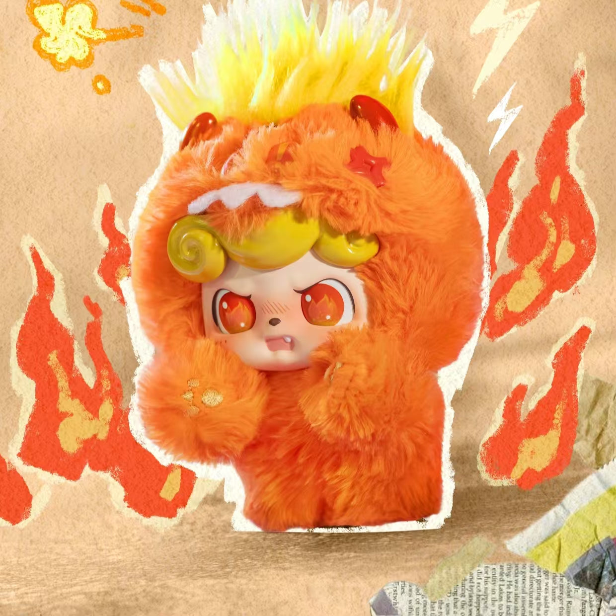 Qkid Emotional Hairy Monsters Series