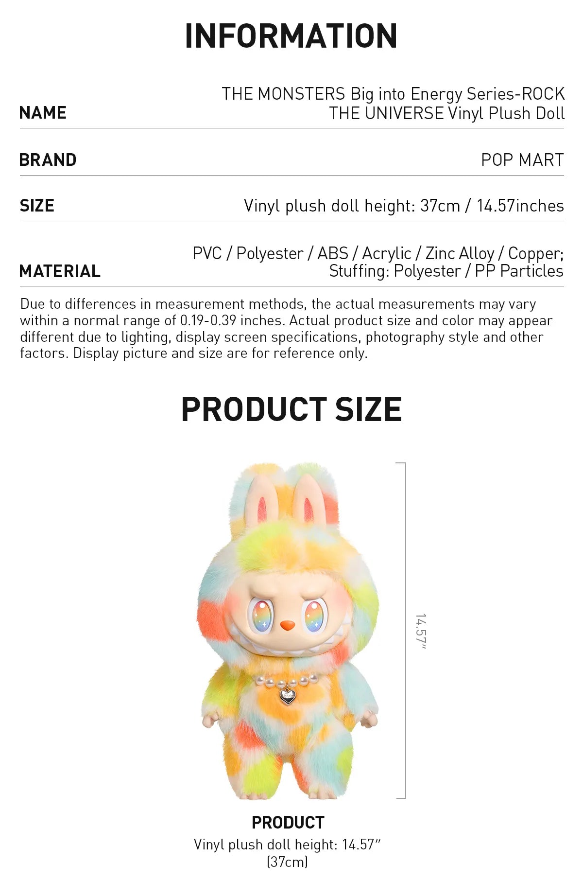 THE MONSTERS Pin for Love Series-Vinyl Plush Pendant Blind Box (N-Z)-preorder