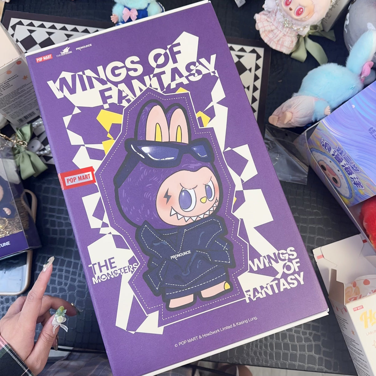 Labubu x PRONOUNCE  Wings of Fantasy Vinyl Plush Doll huge and small