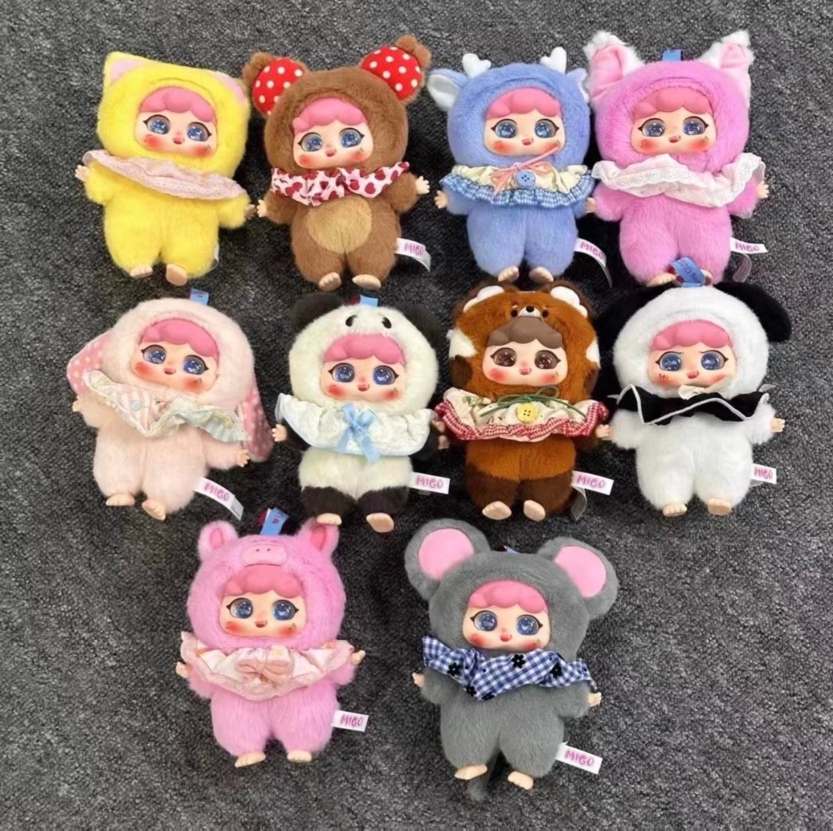 (B165)MIGO Bedtime Story Plush Pendant Blind Box arttoy