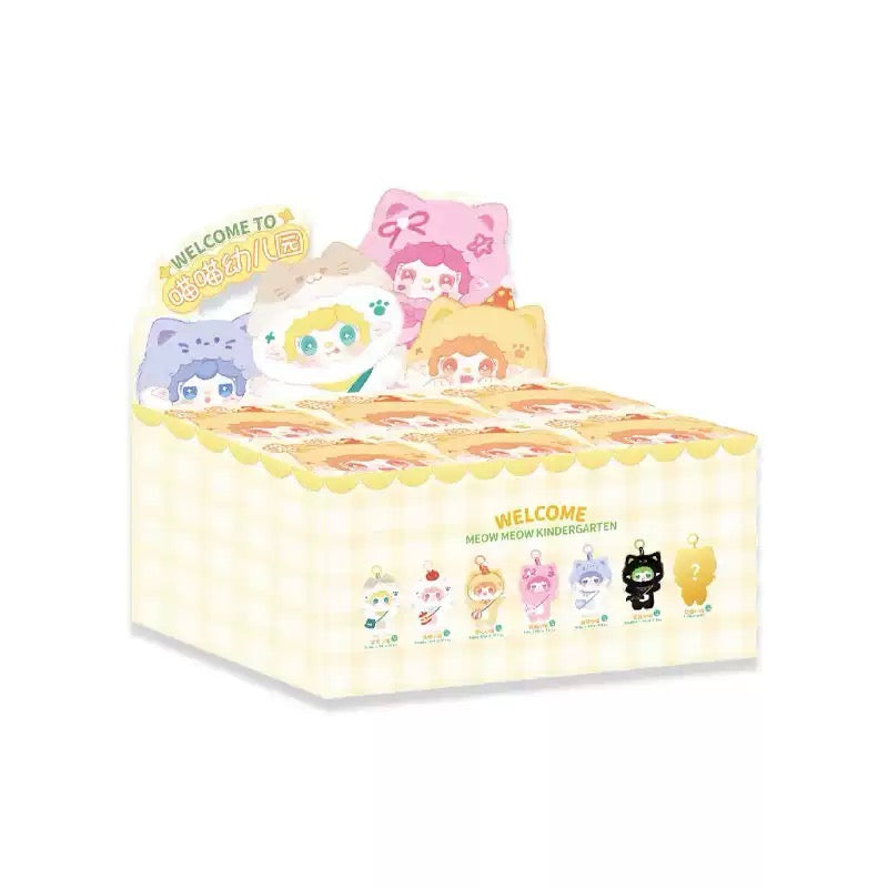 (B175) Yooki Second Generation Plush Blind Box Meow Meow Kindergarten  arttoy