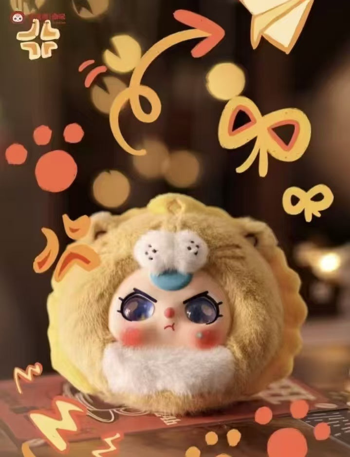 (B176)Baby three - Twelve constellations plush pendant blind box