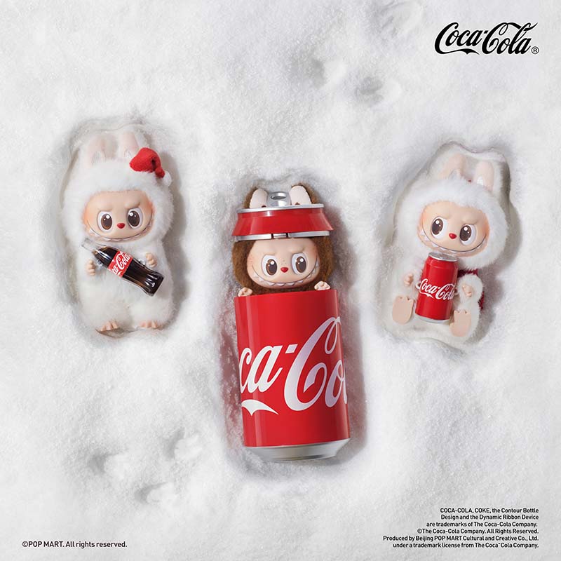 (B195)THE MONSTERS COCA-COLA Series VINYL FACE blind box