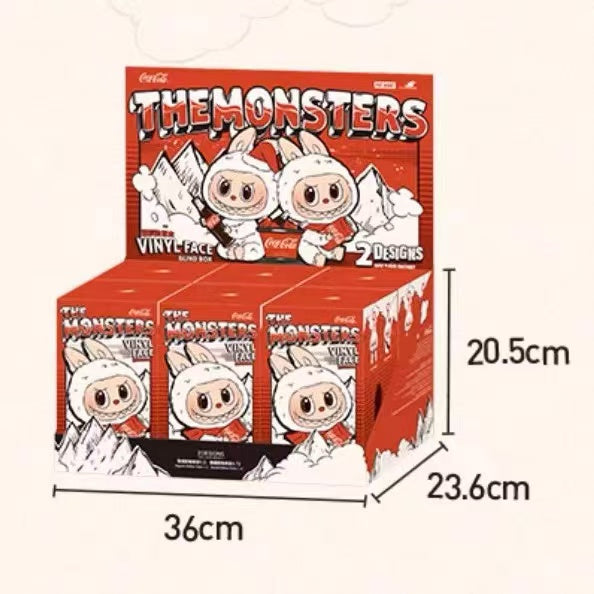 (B195)THE MONSTERS COCA-COLA Series VINYL FACE blind box