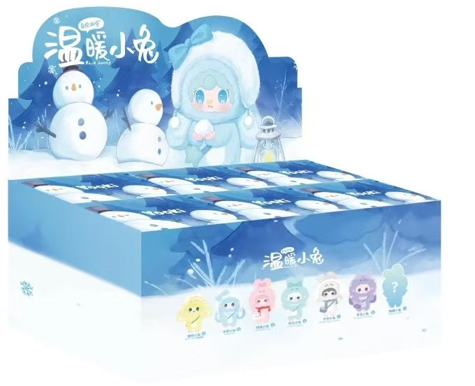 (B207)Yooki Three V3 generation warm bunny plush blind box
