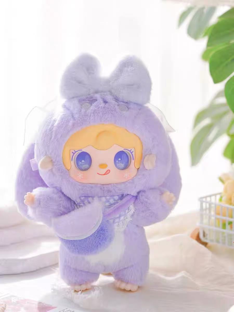 (B207)Yooki Three V3 generation warm bunny plush blind box