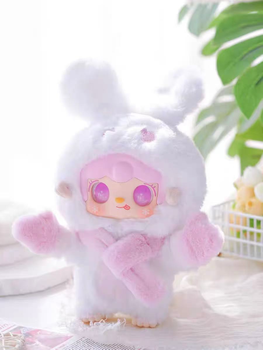 (B207)Yooki Three V3 generation warm bunny plush blind box