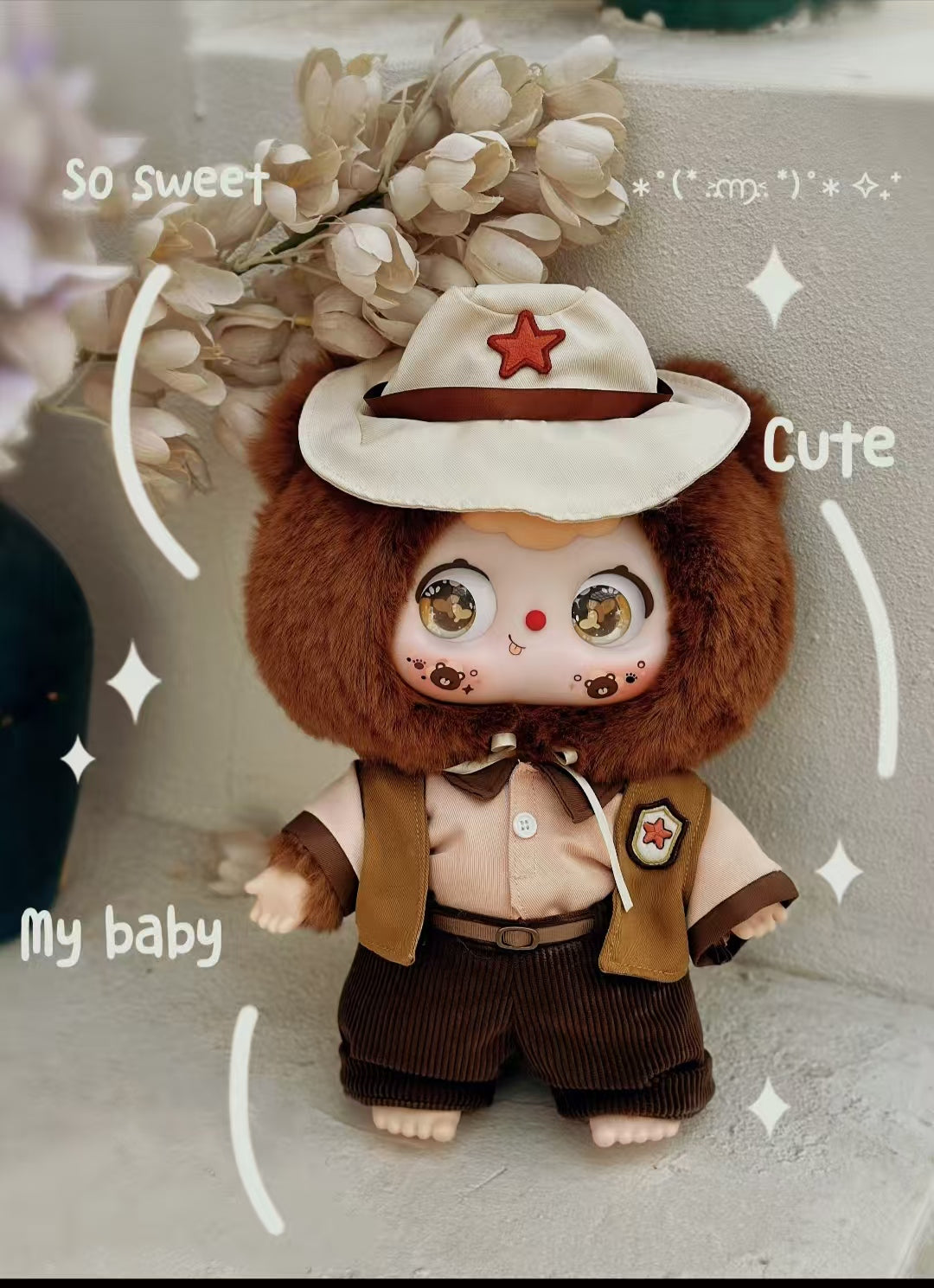 (B238)Dou bao 400 plsuh doll