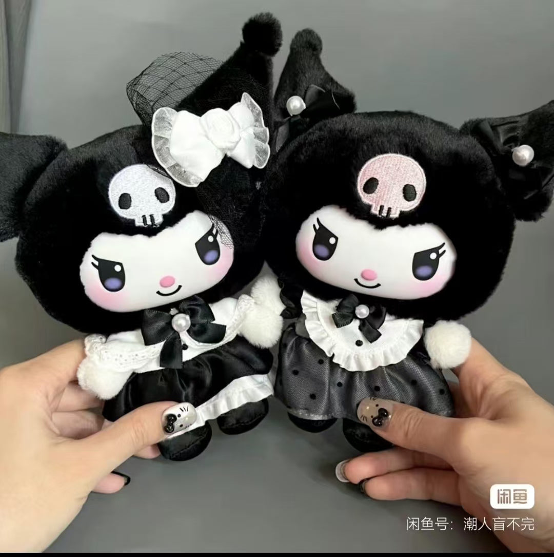（T101）Sanrio characters sister's outfit series plush pendant blind box