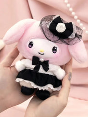 （T101）Sanrio characters sister's outfit series plush pendant blind box