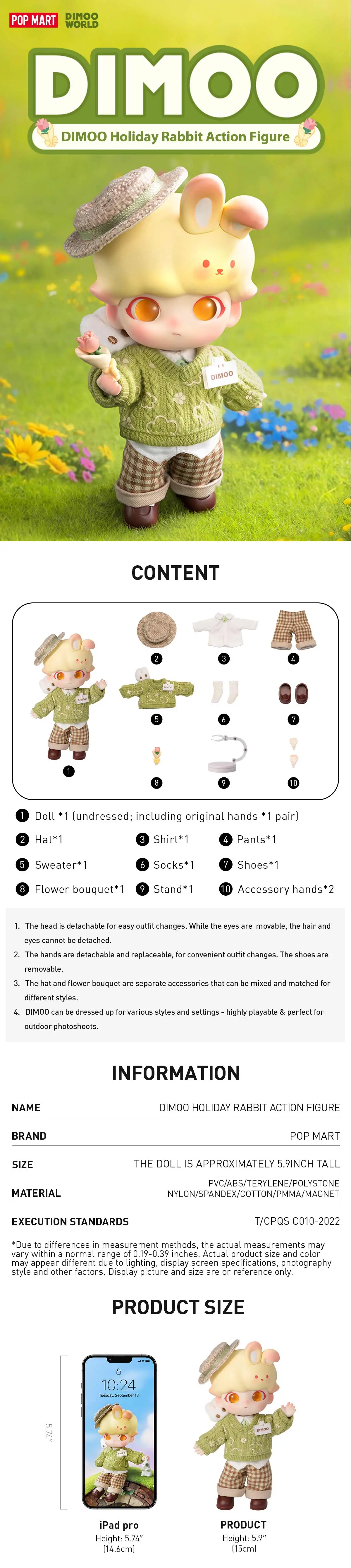 DIMOO Holiday Rabbit Action Figure-preorder