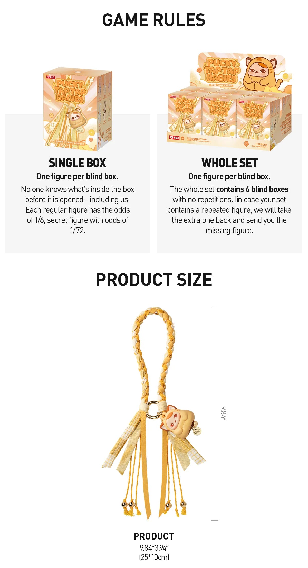 PUCKY Tap Tap Babies Series-Pendant Blind Box-Preorder