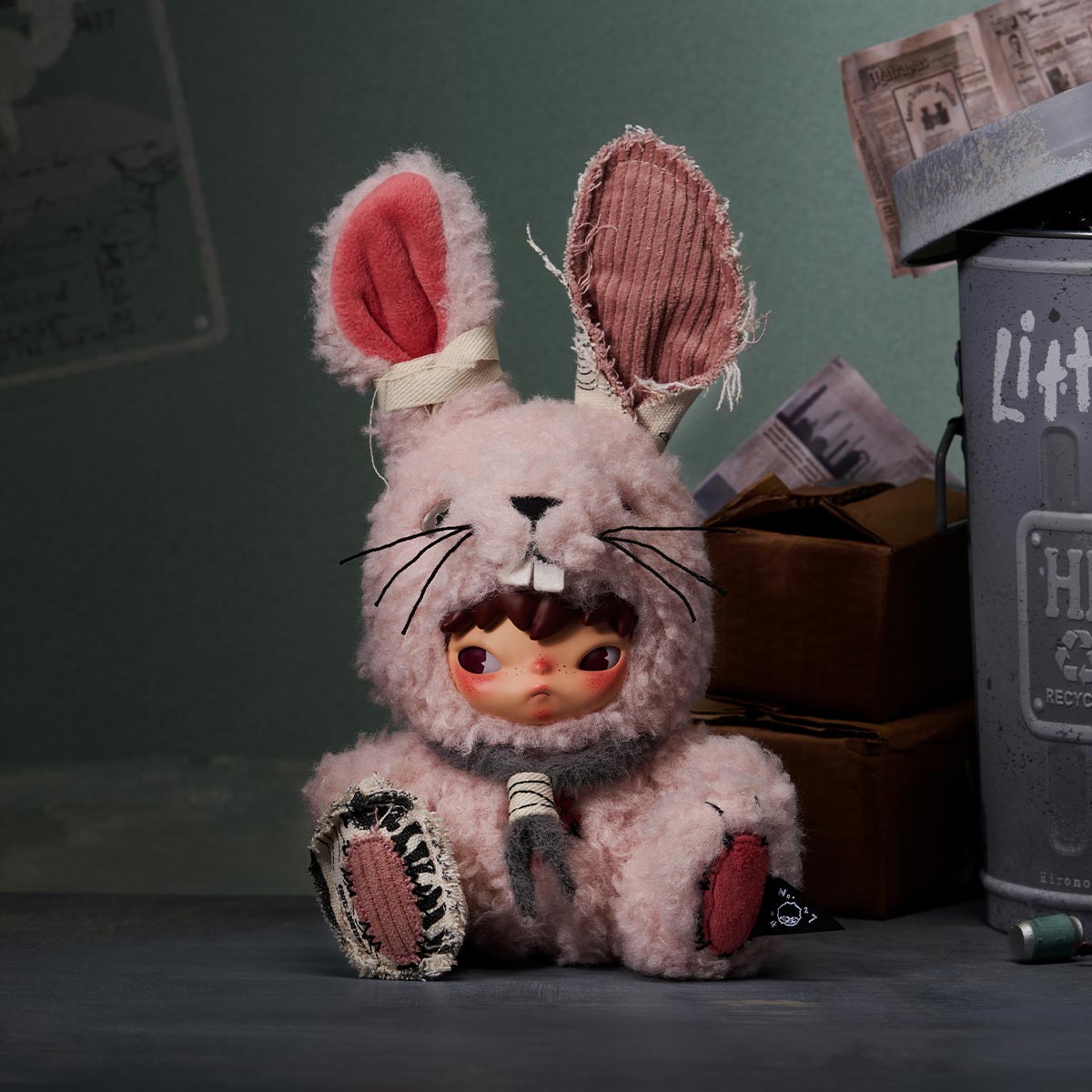 Hirono Little Hare Plush Doll Pendant-Preorder