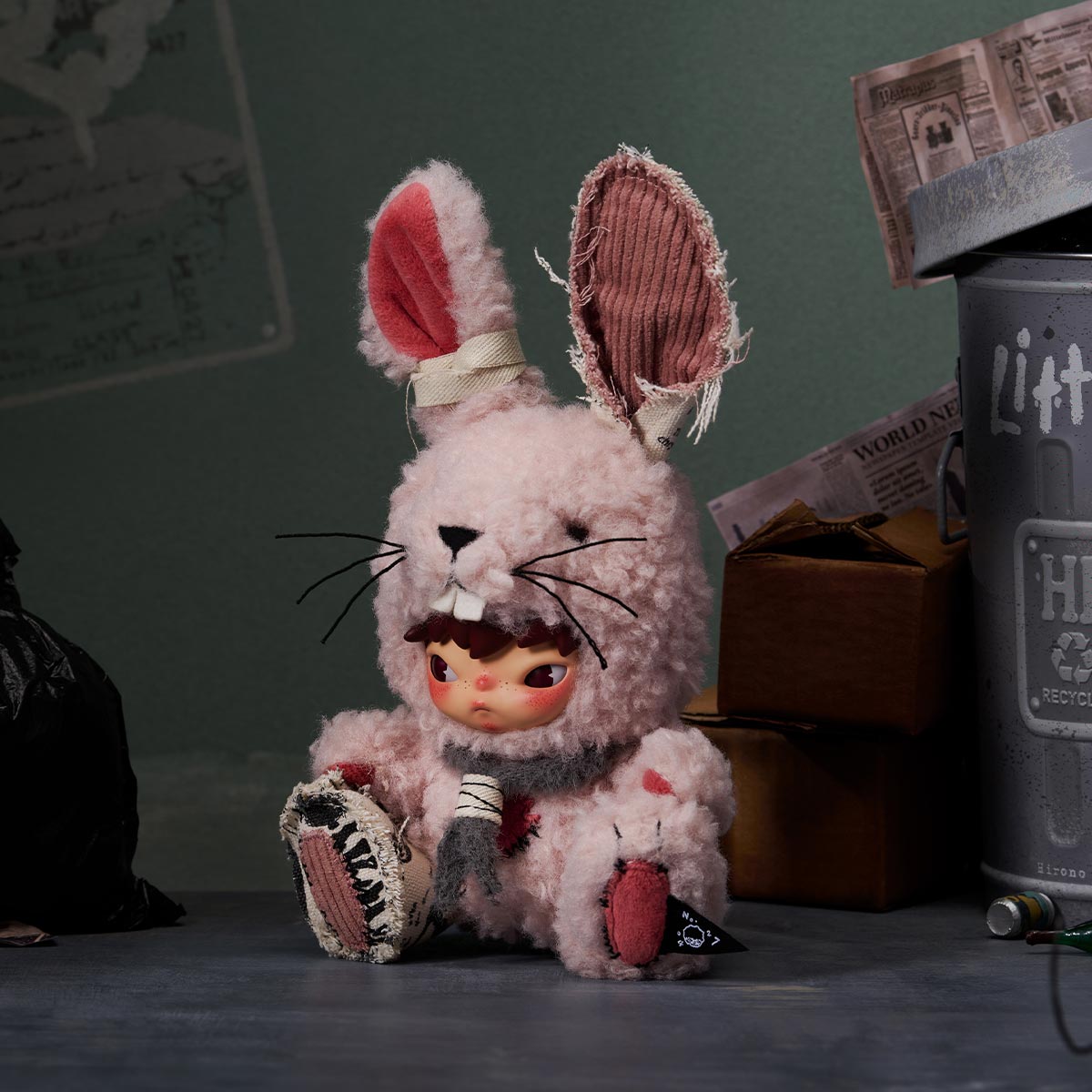 Hirono Little Hare Plush Doll Pendant-Preorder