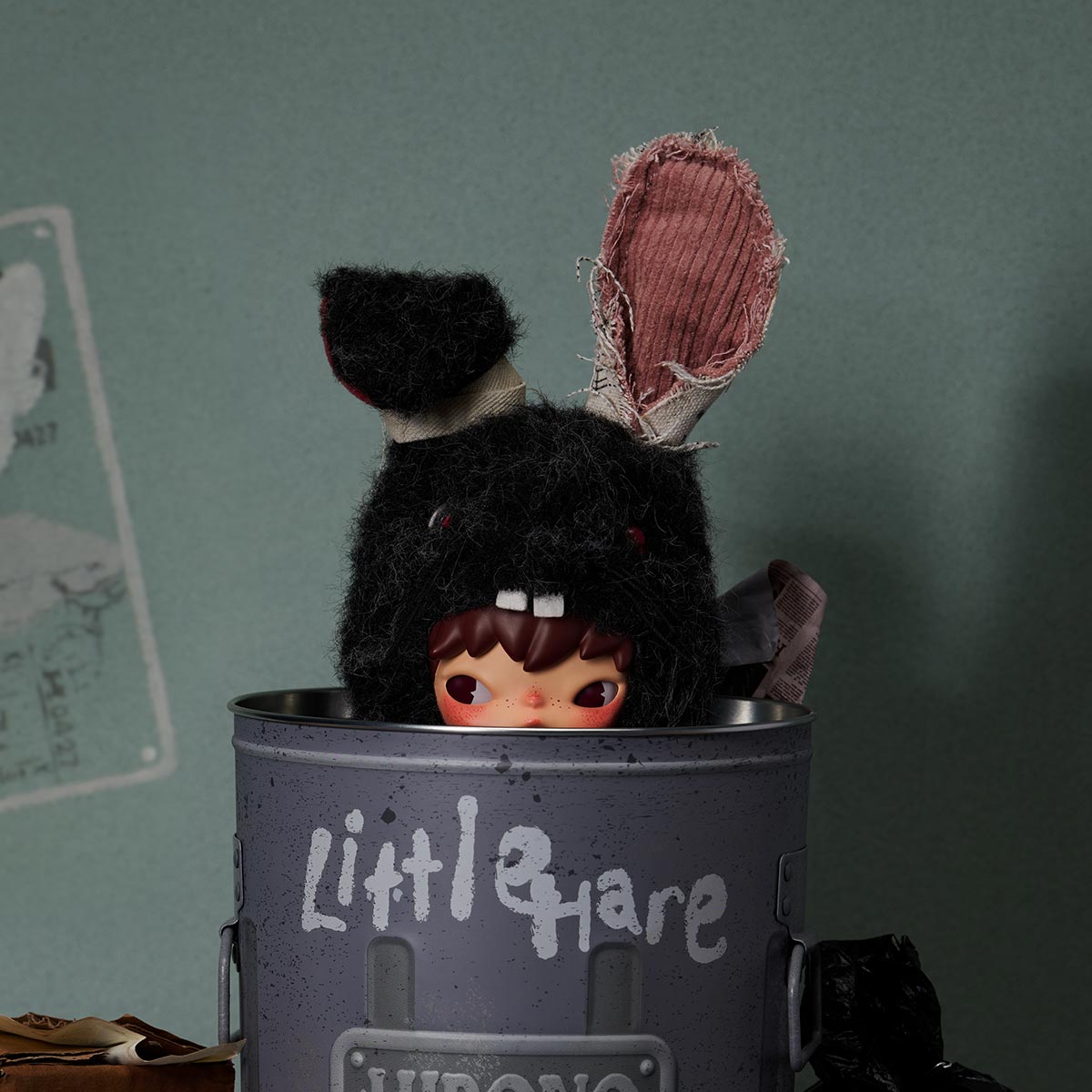 Hirono Little Hare Plush Doll Pendant-Preorder