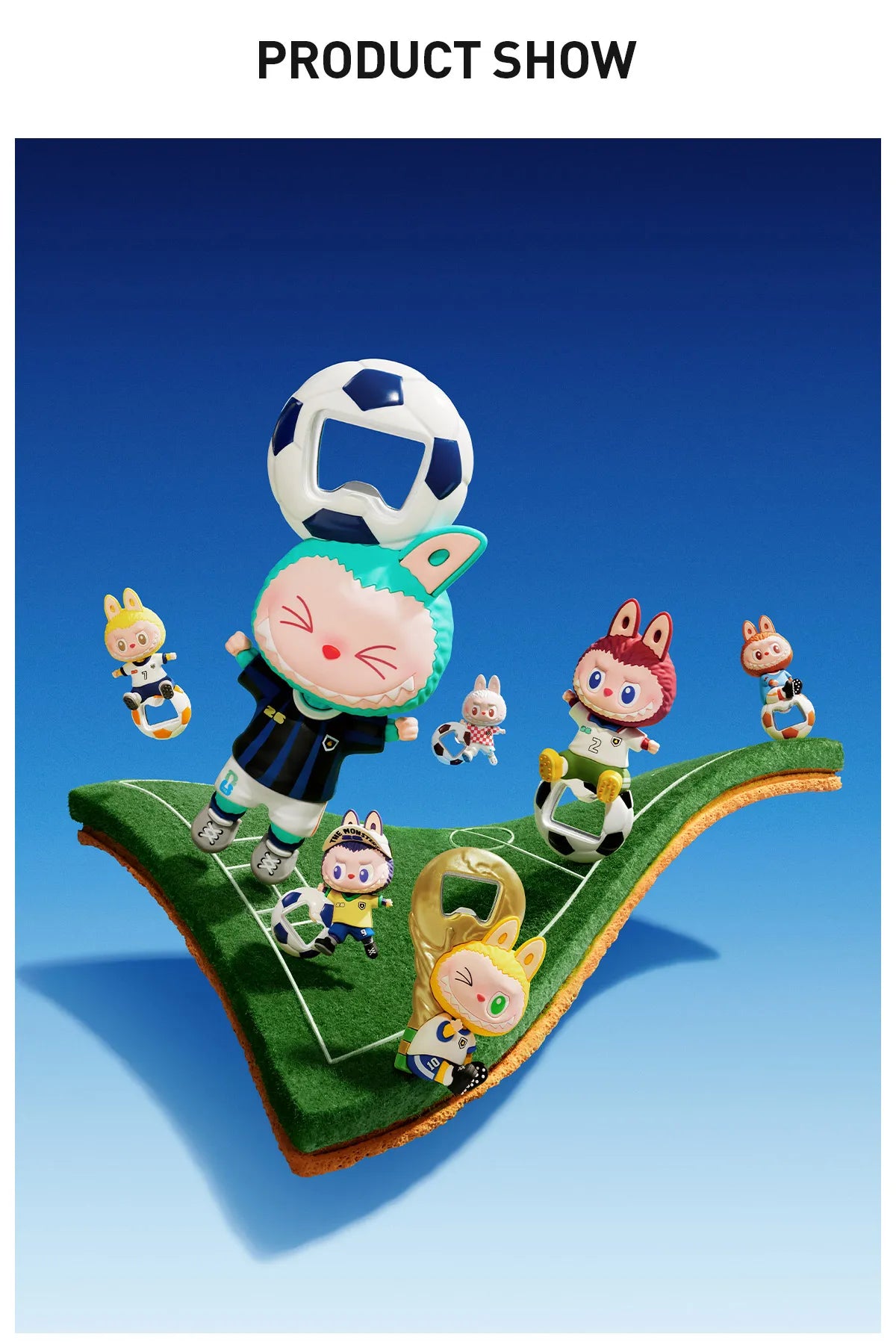THE MONSTERS ¡Á FIFA SERIES - Bottle Opener Fridge Magnet Blind Box