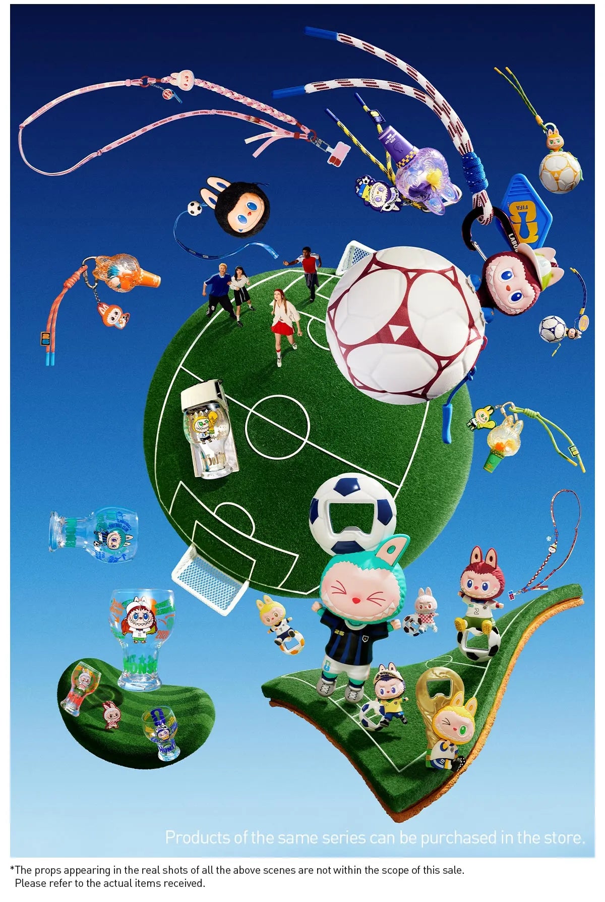 THE MONSTERS ¡Á FIFA SERIES - Bottle Opener Fridge Magnet Blind Box