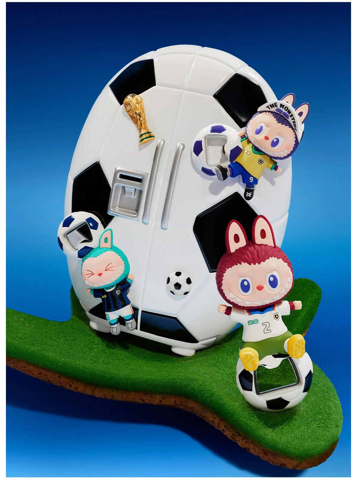 THE MONSTERS ¡Á FIFA SERIES - Bottle Opener Fridge Magnet Blind Box