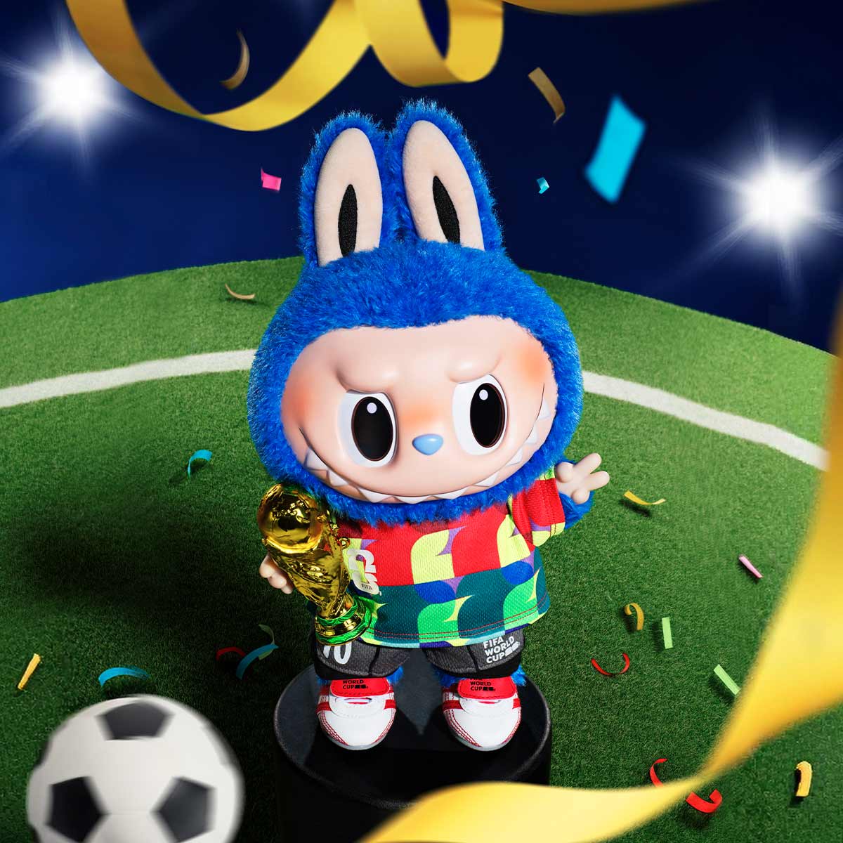 THE MONSTERS ?¨¢ FIFA SERIES-Catch the Win Vinyl Plush Doll