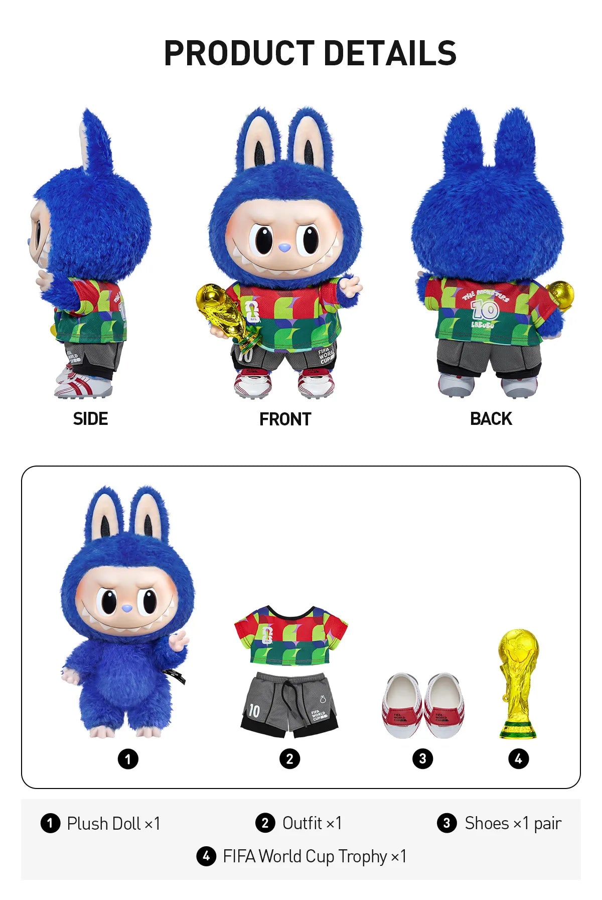 THE MONSTERS ?¨¢ FIFA SERIES-Catch the Win Vinyl Plush Doll