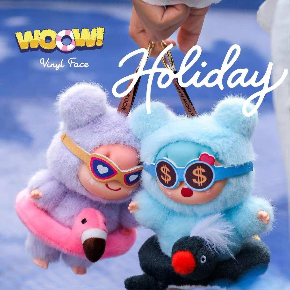 (B159)WOOW happy holiday Series plush blind box