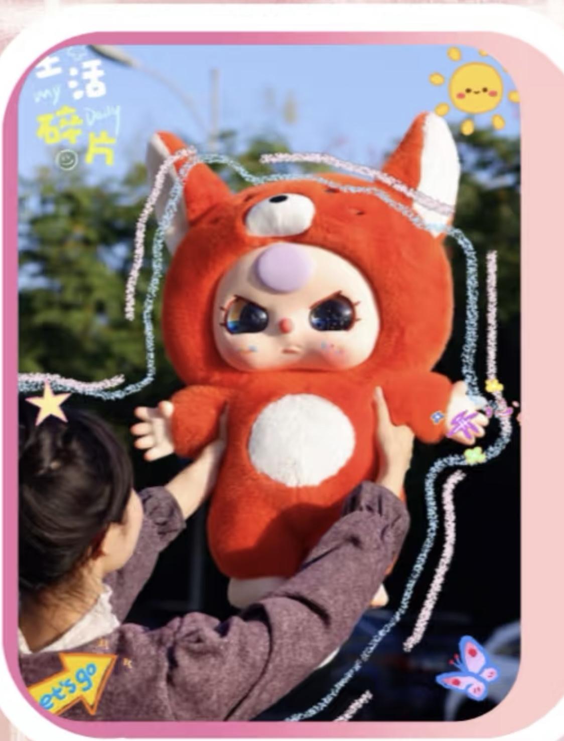 (B169)Baby Three Year Old 1000% Fleece Vinyl Blind Box
