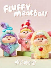 （B0104）Meat ball marshmallow small treasure vinyl plush blind box