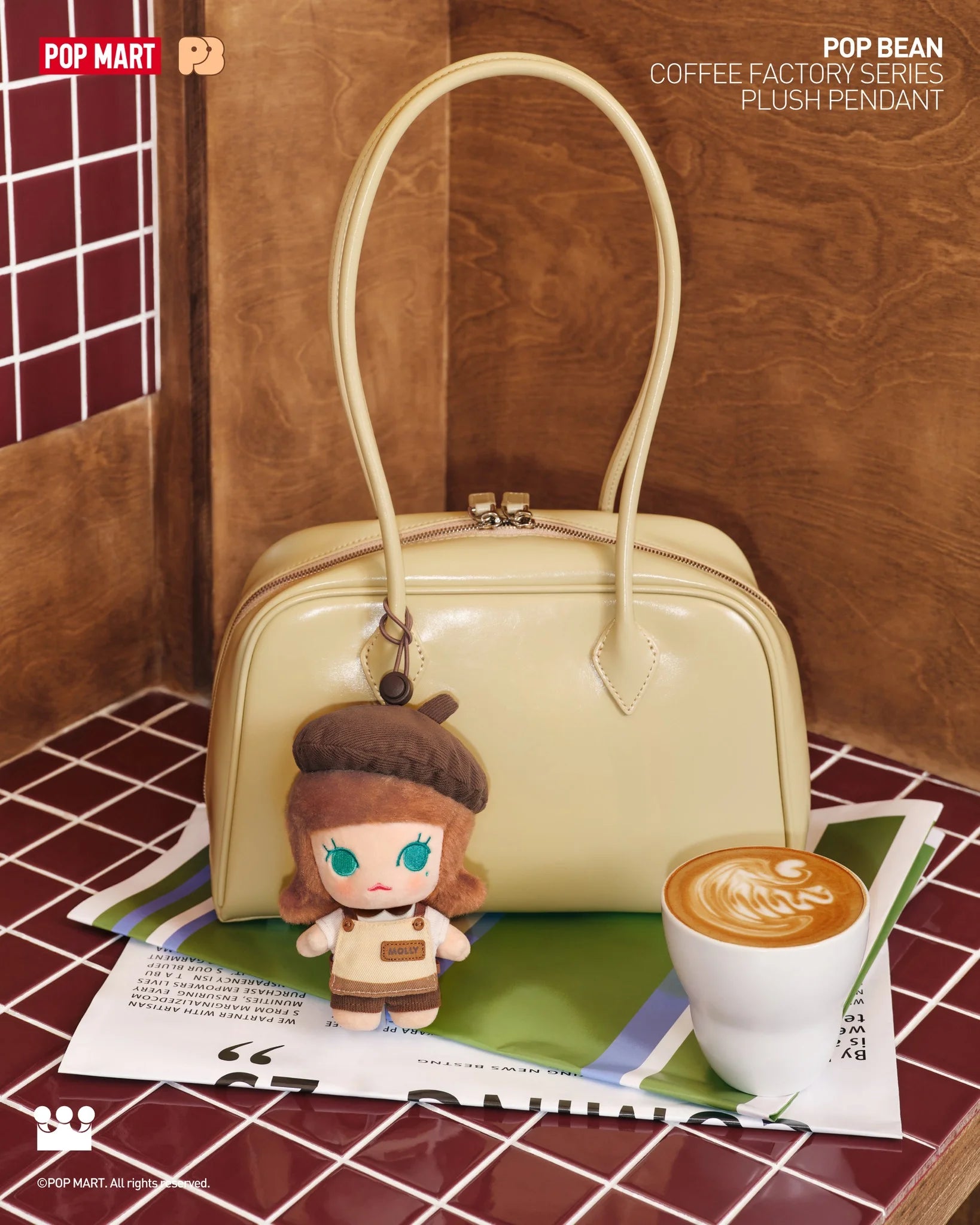 POP BEAN Coffee Factory Series-Plush Pendant-Preorder
