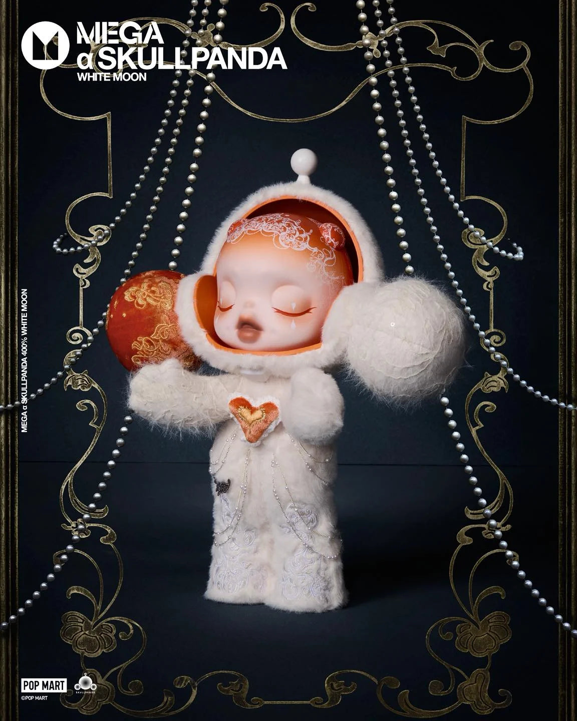 MEGA SKULLPANDA White Moon 400%-Preorder