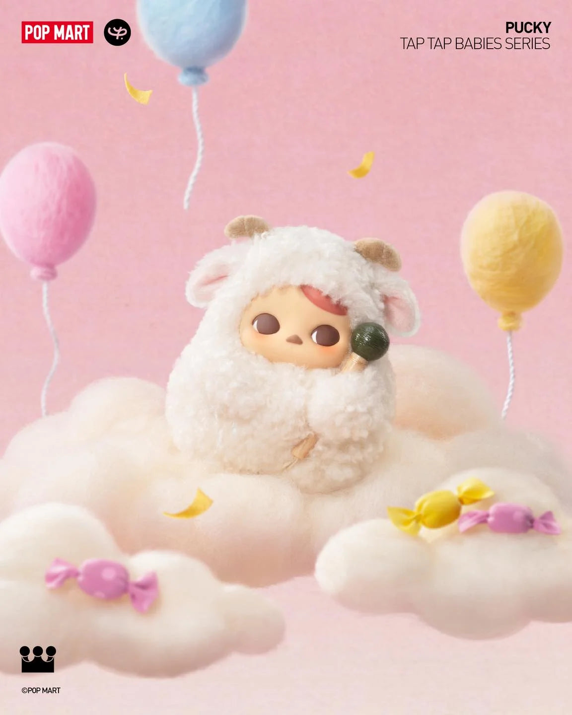 Pucky Tap Tap Babies Series Vinyl Plush=Preorder