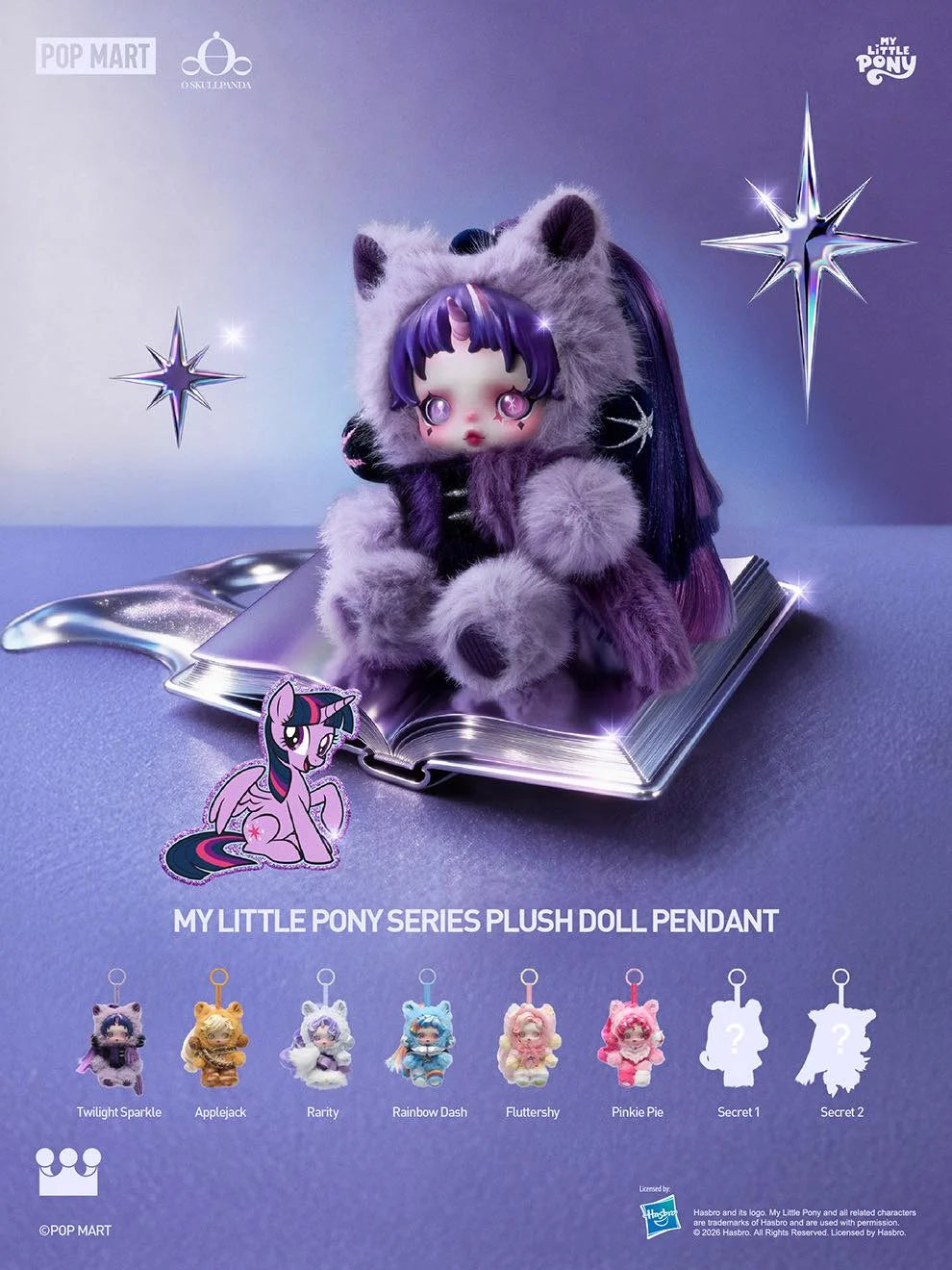 SKULLPANDA ¡Á My Little Pony Series Plush Doll Pendant-Preorder