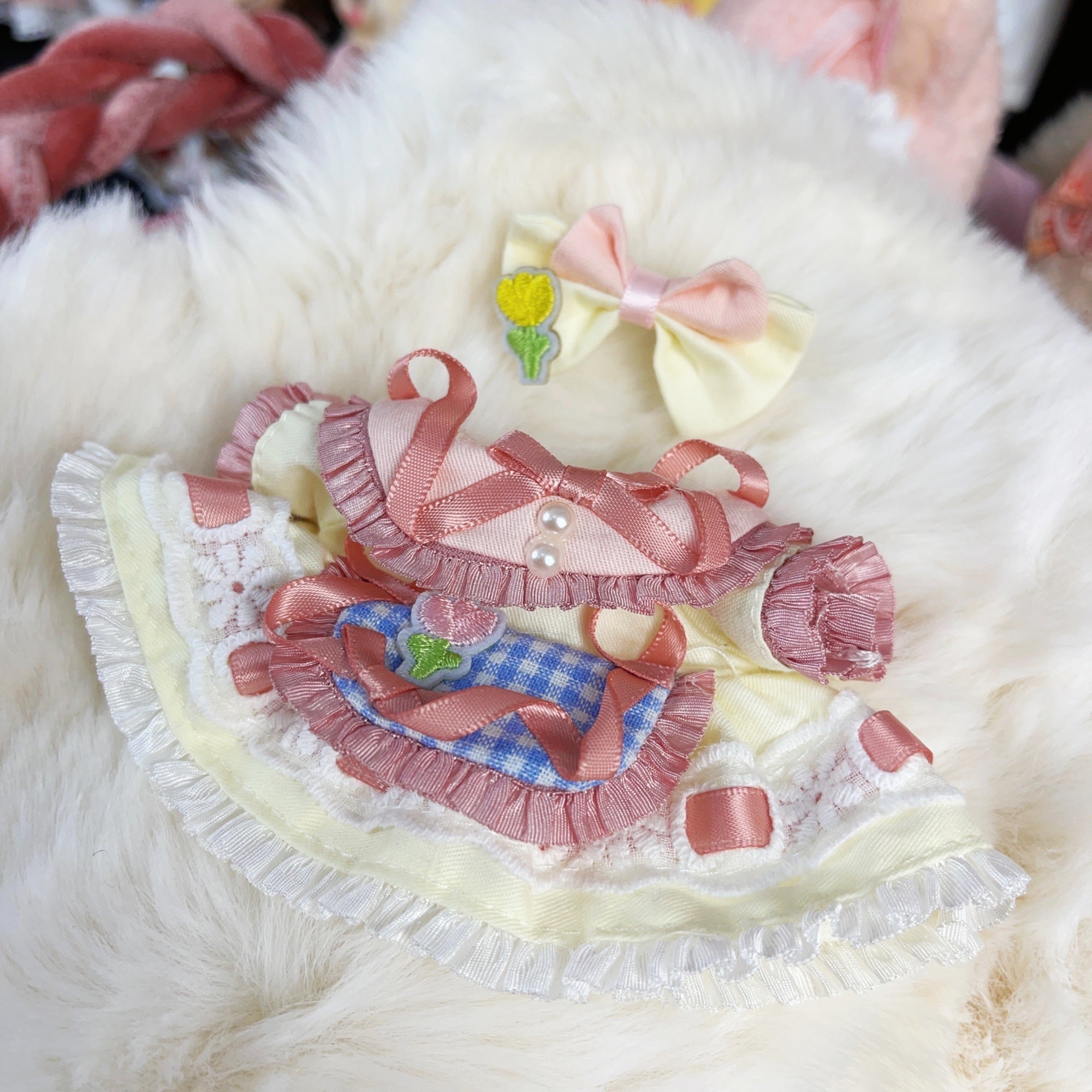 【Tulip】stuffed toys clothes Labubu or Kimmon or Liilas toy clothes