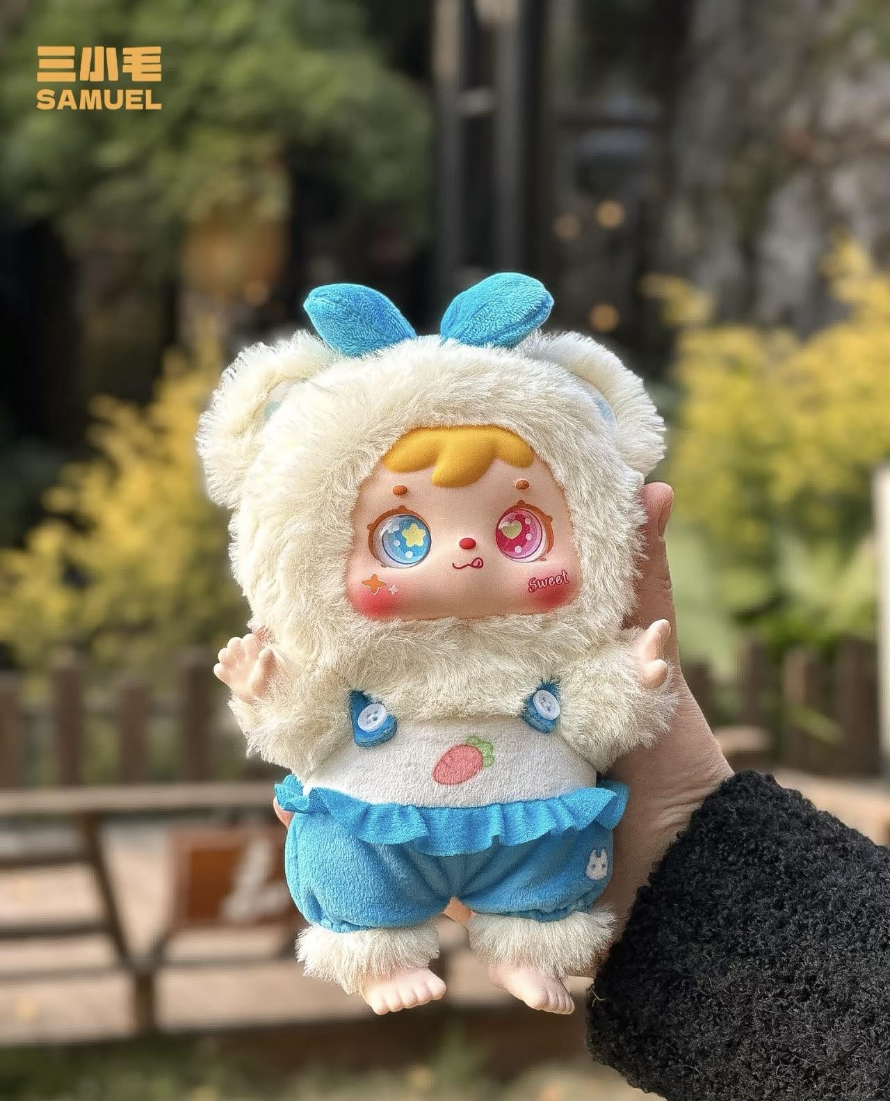 (S003)Tyke 3 little bear little rabbit happy picnic series pendant blind box