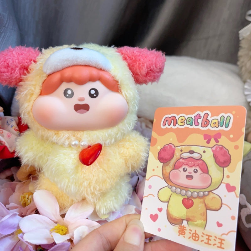 (B104)Flunny Meatball stuffed toy blind box