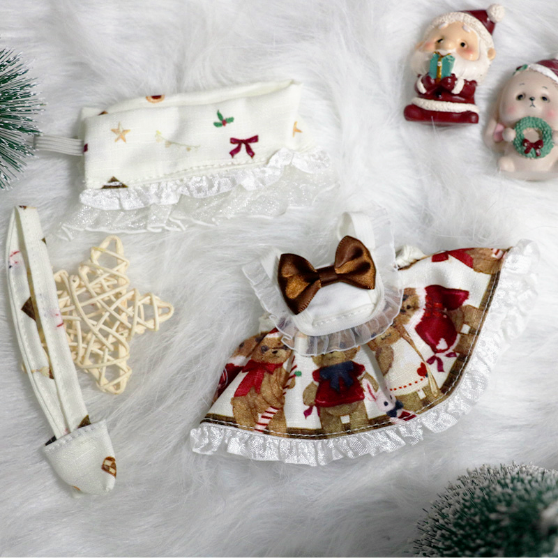 【Handmade】Classic Lolita dress for 17cm Dolls Clothes
