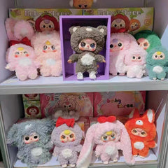 (B132)Baby Three Year Old 400% Fleece Vinyl Blind Box arttoy